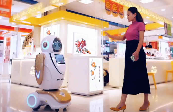 酒店迎賓講解機(jī)器人