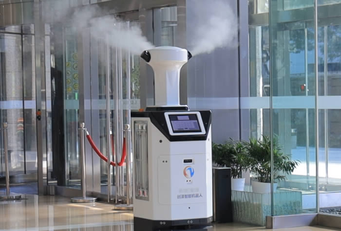 甘肅霧化消毒機(jī)器人
